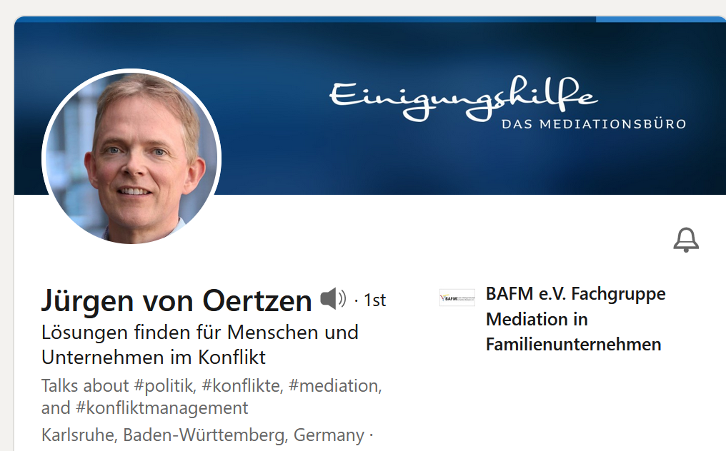 Jurgen Von Oertzen LinkedIn Profile