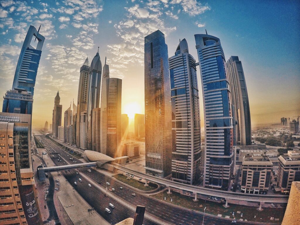 Sunrise in Dubai