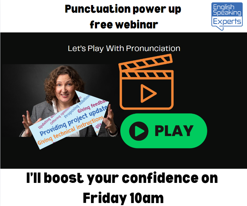 Pronunciation Power Up Webinar 24th May 10am CEST